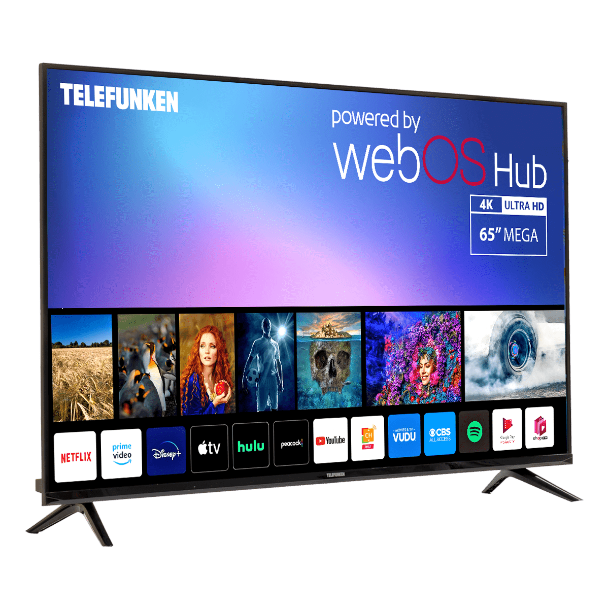 TELEFUNKEN N19 65” 4k UHD SMART TV with WebOS & Inbuilt Soundbar